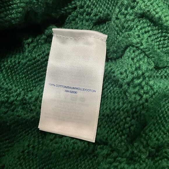 LANDS’ END Drifter Green Sweater - Picture 3 of 3